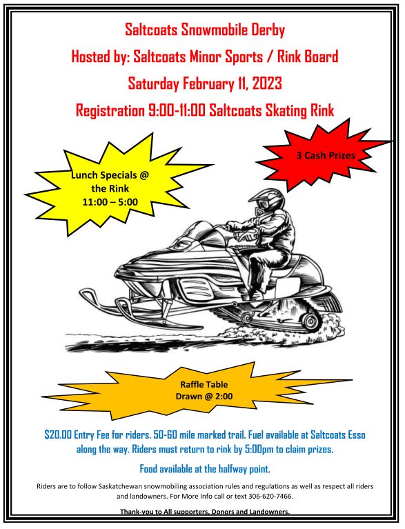 Saltcoats Snowmobile Derby 2023